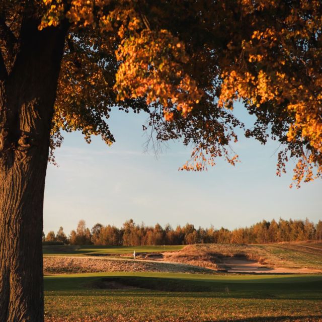 Autumn golf 🍁 A round in such an atmosphere is a pleasure 😍 
#sandvalleygolfresort #sandvalley #top100golfcourses #dreamgolf #autumngolf #golfpoland #golfcourse